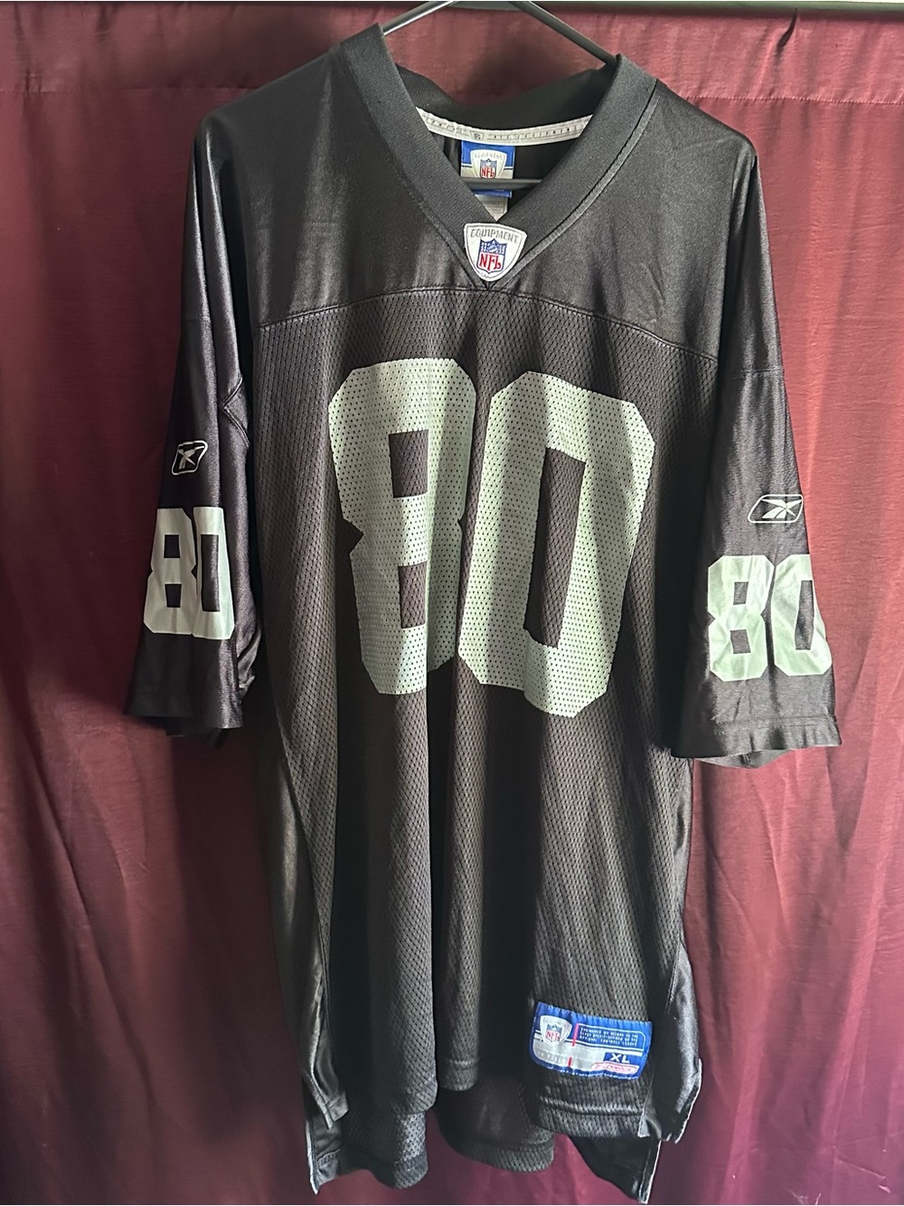 Vintage Reebok Oakland Raiders Jerry Rice NFL #80 Jersey Adult Size XL